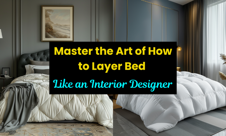 how to layer bed