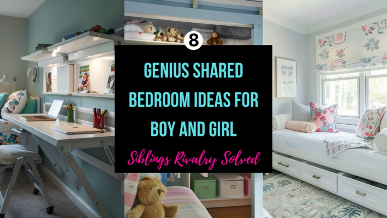 Shared bedroom ideas for boy and girl