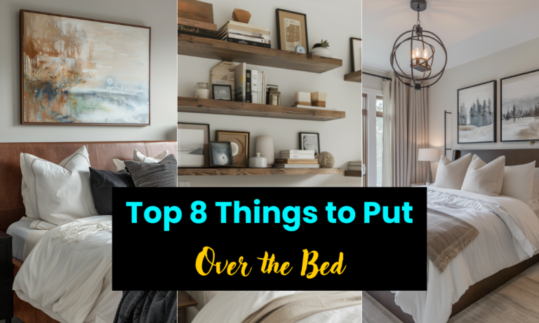 things to put over the bed