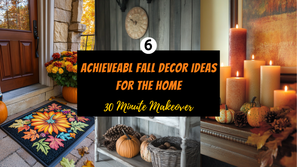 Fall decor ideas for the home