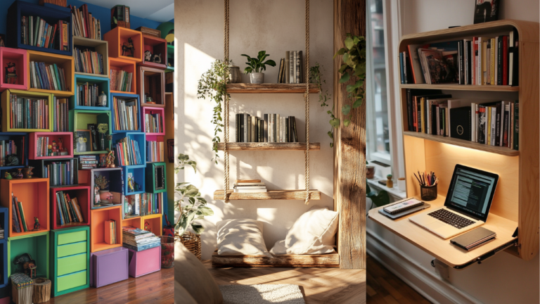 Bookshelf ideas for small spaces