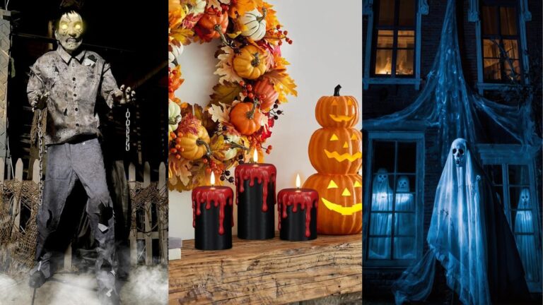 Scary halloween decorations