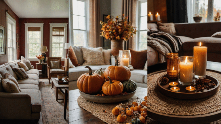 Fall living room decor ideas