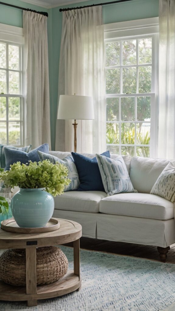 White and blue combo
