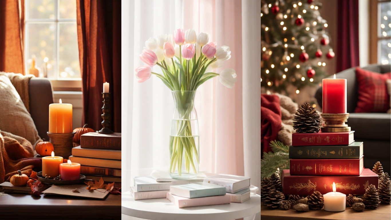 Decorating with books